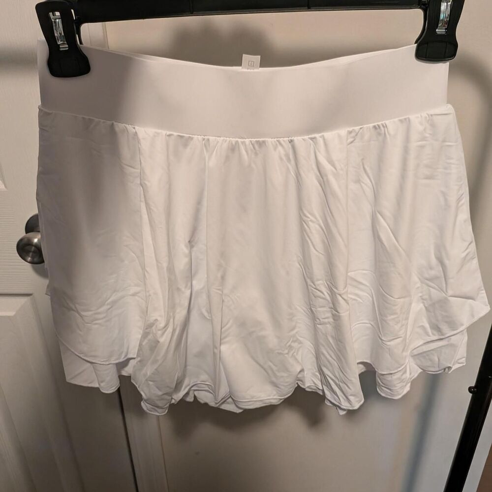 Women's White Tennis Skirt